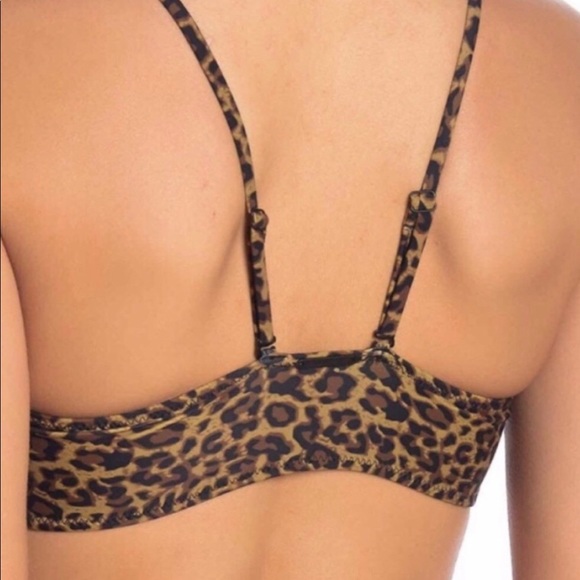 NWT Hottt π₯ Kendall and Kylie Leopard Bandeau Bikini πΈπππ΄ - Picture 7 of 11